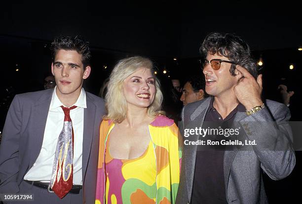 Matt Dillon, Debbie Harry and Richard Gere during "Art Against AIDS" Benefit at Sotheby's in New York City, New York, United States.