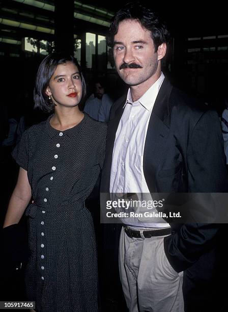 Phoebe Cates and Kevin Kline during Premiere of "Shag" - July 18, 1989 at Directors Guild in Hollywood, California, United States.