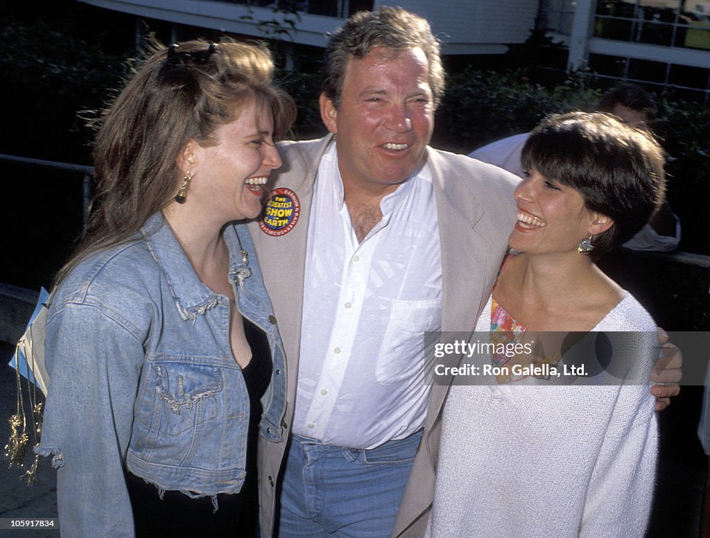 Melanie Shatner, William Shatner and Lisabeth Shatner Nachrichtenfoto