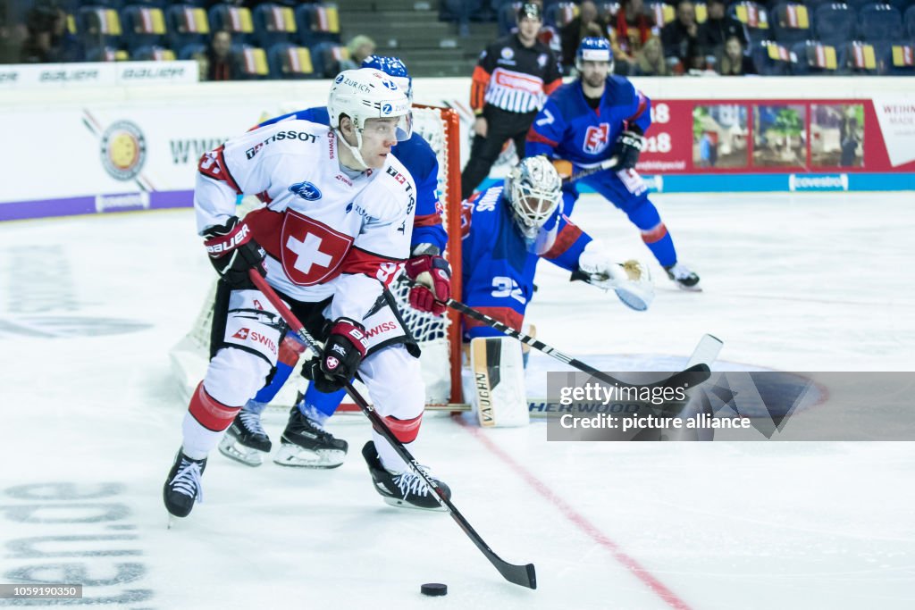 Ice Hockey: Germany Cup, Slovakia - Switzerland
