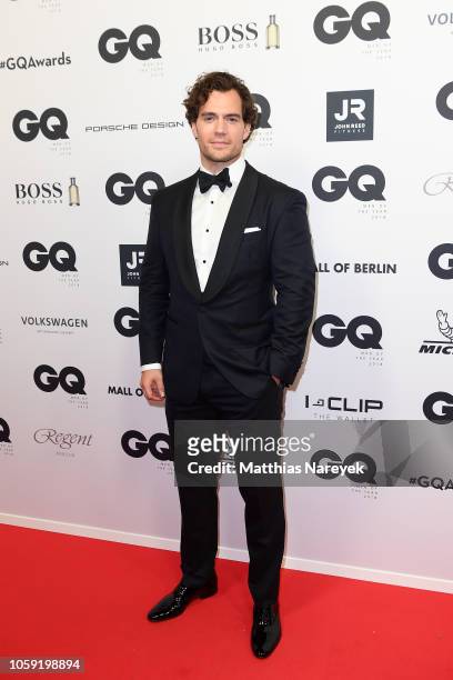 Henry Cavill arrives for the 20th GQ Men of the Year Award at Komische Oper on November 8, 2018 in Berlin, Germany.