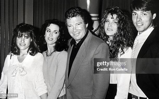 Jobeth Shatner, Marcy Lafferty, William Shatner, Melanie Shatner and boyfriend