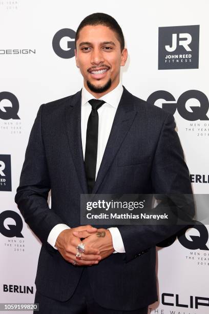 Andreas Bourani arrives for the 20th GQ Men of the Year Award at Komische Oper on November 8, 2018 in Berlin, Germany.