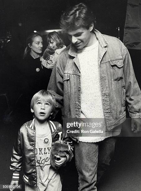 Clifford Olin and Ken Olin during Moscow Circus Opening at The Great Western Forum in Inglewood, California, United States.