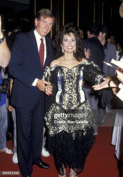 Susan Lucci and Helmut Huber during 14th Annual Daytime Emmy Awards at Sheraton Center in New York City, New York, United States.