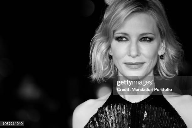 Rome Film Fest 2018, thirteenth edition. Cate Blanchett during the The House With a Clock in Its Walls film premiere at the Auditorium Parco della...