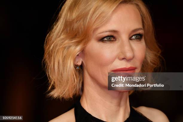 Rome Film Fest 2018, thirteenth edition. Cate Blanchett during the The House With a Clock in Its Walls film premiere at the Auditorium Parco della...