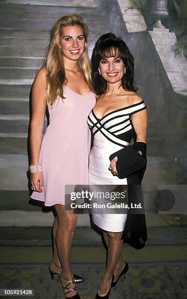 Liza Huber and Susan Lucci during American Cancer Society's "Dynamic Duos" 1994 Gala at The Pierre Hotel in New York City, New York, United States.