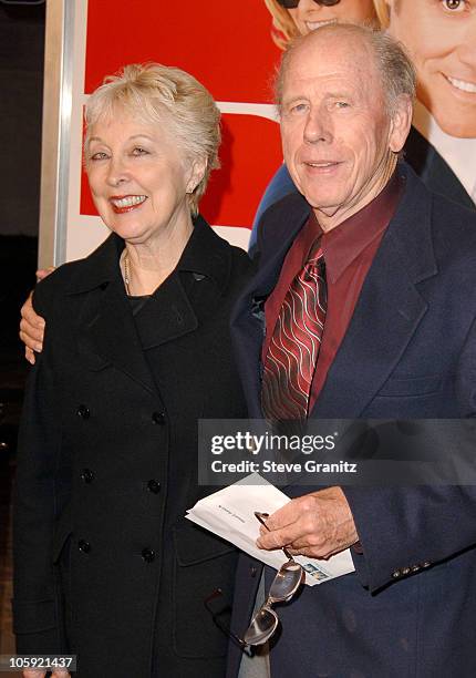 Rance Howard and wife Judy during "Fun with Dick and Jane" Los Angeles Premiere - Arrivals at Mann Village Theater in Westwood, California, United...