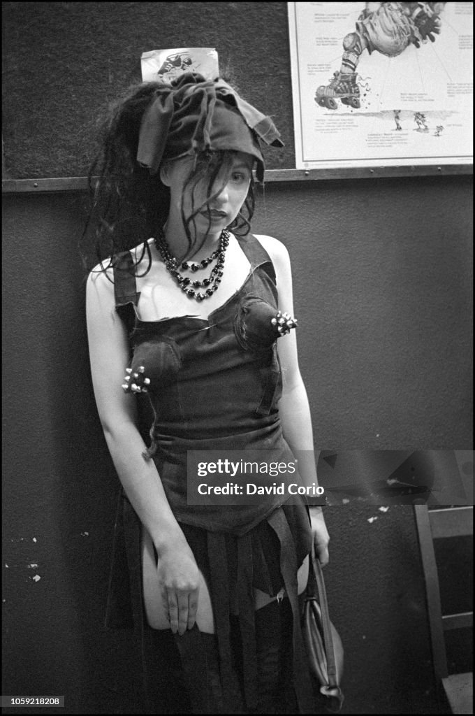 Punk Fans A punk fan at a Bow Wow Wow concert at Starlight Ballroom,... News ...
