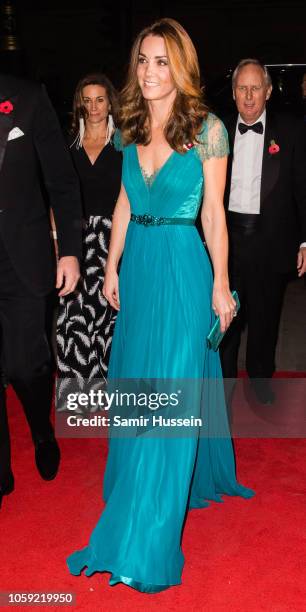 Catherine, Duchess of Cambridge attends the Tusk Conservation Awards at Banqueting House on November 8, 2018 in London, England.