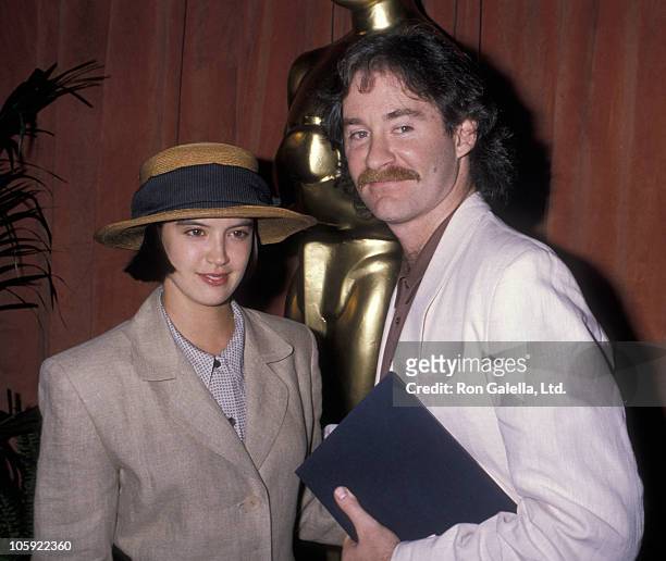 Phoebe Cates and Kevin Kline during 61st Annual Academy Awards Nominees Luncheon at Beverly Hilton Hotel in Beverly Hills, California, United States.