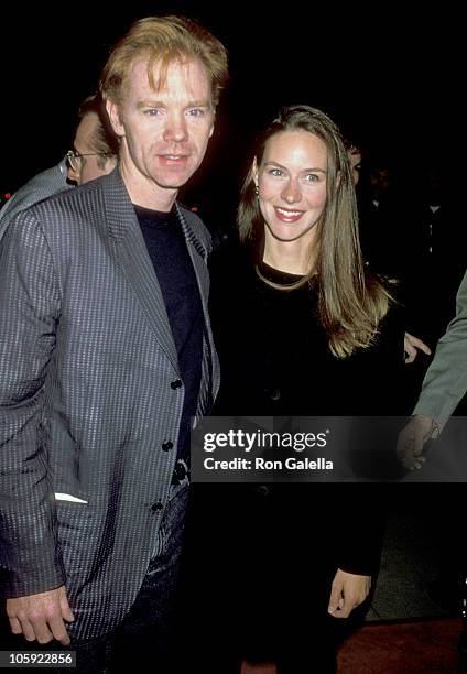 David Caruso and Margaret Buckley during "The Professional" Los Angeles Premiere at Academy Theatre in Beverly Hills, California, United States.