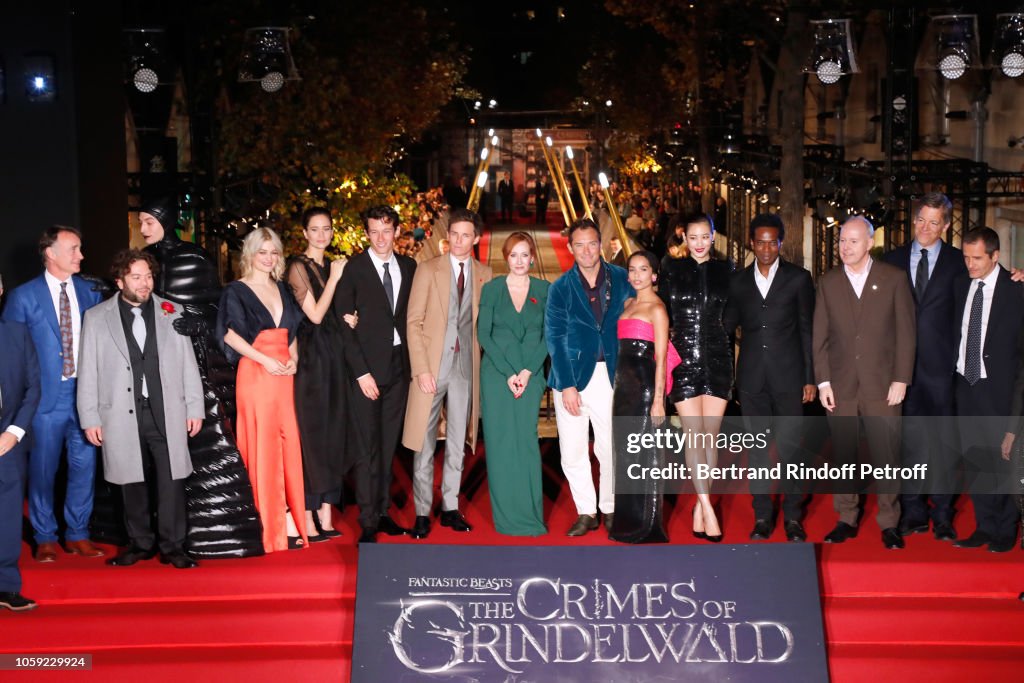 "Fantastic Beasts: The Crimes Of Grindelwald" World Premiere At UCG Bercy In Paris