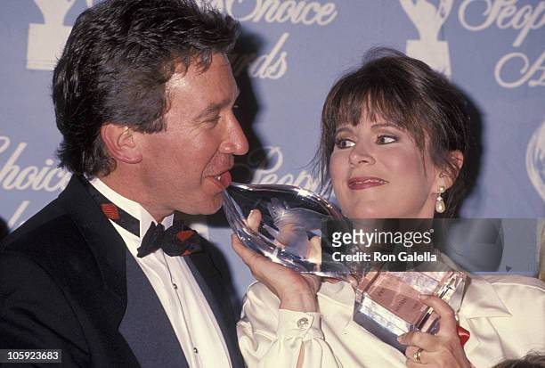 Tim Allen and Patricia Richardson during 18th Annual People's Choice Awards at Universal Studios in Universal City, California, United States.