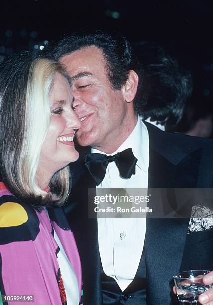 Marylou Connors and Mike Connors during Frank Sinatra's Gala "His Friends and His Food" - February 15, 1980 at Canyon Hotel in Palm Springs,...