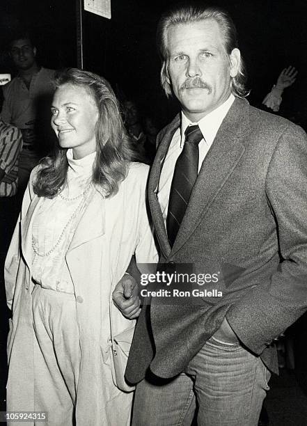 Rebecca Linger and Nick Nolte during "Down and Out in Beverly Hills" Los Angeles Premiere at Mann's Bruin Theater in Westwood, California, United...