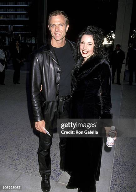 Patrick Cassidy and Melissa Hurley during Opening Night of "Chicago" - May 6, 1998 at Ahmanson Theater in Los Angeles, California, United States.