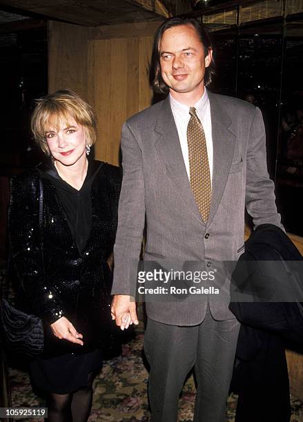 Stockard Channing and Daniel Gillham during Party For "Six Degrees of Separation" at Tavern on the Green in New York City, New York, United States.
