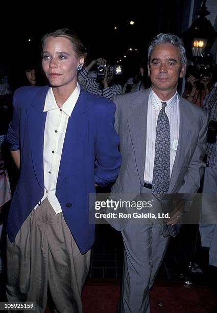 Susan Dey and Bernard Sofronski during Steven Cannell's 10th Anniversary Party at Chasen's in Beverly Hills, California, United States.