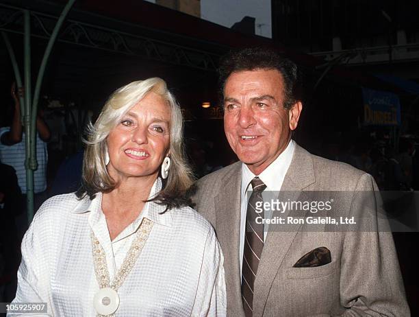 Marylou Connors and Mike Connors during "Crocodile Dundee II" Los Angeles Premiere at Mann's Chinese Theater in Hollywood, California, United States.