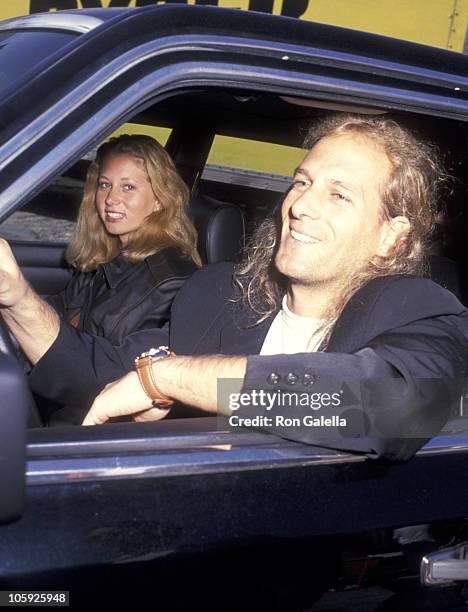 Michael Bolton and daughter Holly Bolton during 1993 "Kids for Kids" Benefit for Pediatric AIDS Foundation at Industrial SuperStudio in New York...