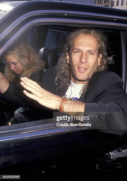 Michael Bolton and daughter Holly Bolton during 1993 "Kids for Kids" Benefit for Pediatric AIDS Foundation at Industrial SuperStudio in New York...