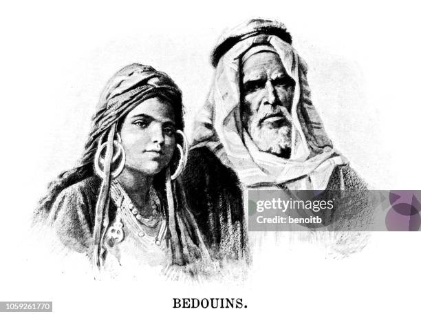 beduinen - bedouin woman stock-grafiken, -clipart, -cartoons und -symbole