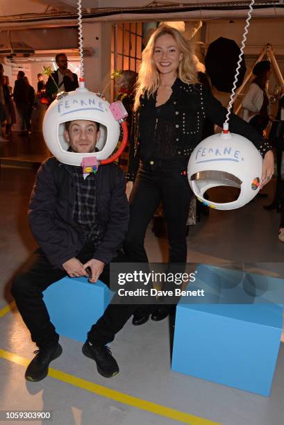 Tyrone Wood and Clara Paget attend the Cath Kidston party celebrating the launch of their new collection in collaboration with TV and radio presenter...