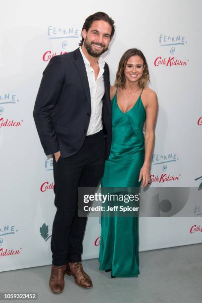 Jamie Jewitt and Camilla Thurlow attend a Cath Kidston product launch event on October 25, 2018 in London, England.