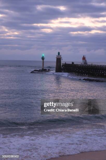 french atlantic coast - hossegor photos et images de collection