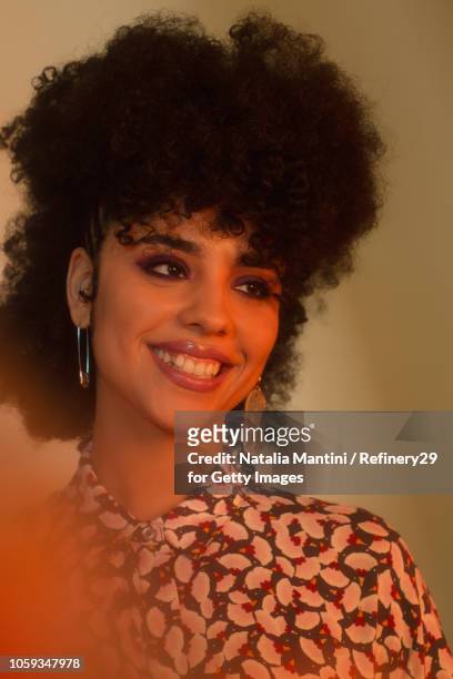 Portait of a Young Confident Latin American Woman Smiling