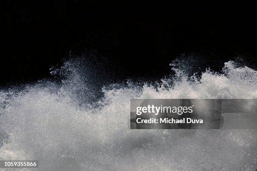 Water splashing on black background Water splashing on black background