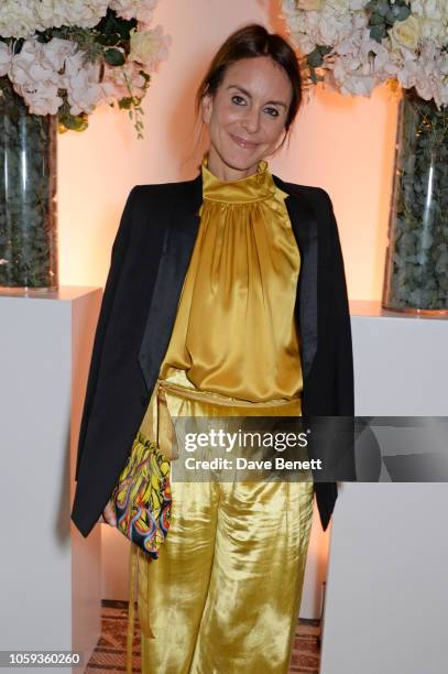 Alison Loehnis attends a party celebrating Edward Enninful's one year anniversary as Editor-in-Chief of British Vogue at The National Portrait...