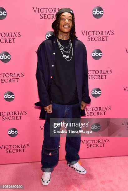 Wiz Khalifa attends the Victoria's Secret Fashion Show at Pier 94 on November 8, 2018 in New York City.