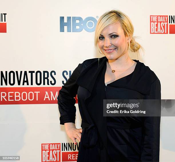 Daily Beast Columnist Meghan McCain attends the Daily Beast's Innovators Summit: Reboot America! at Mardi Gras World East on October 21, 2010 in New...
