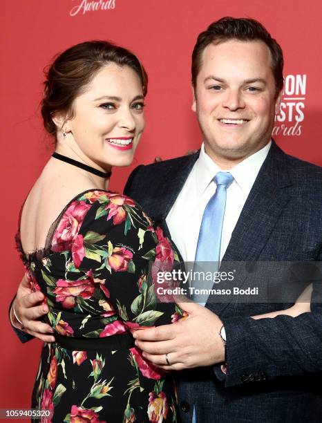 Rachel Bloom and Dan Gregor attend the SAG-AFTRA Foundation's 3rd Annual Patron of the Artists Awards at the Wallis Annenberg Center for the...