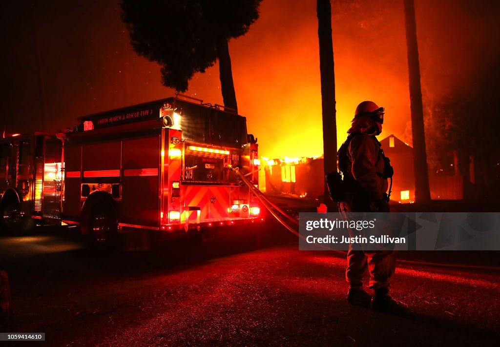 Rapidly-Spreading Wildfire In California's Butte County Prompts Evacuations