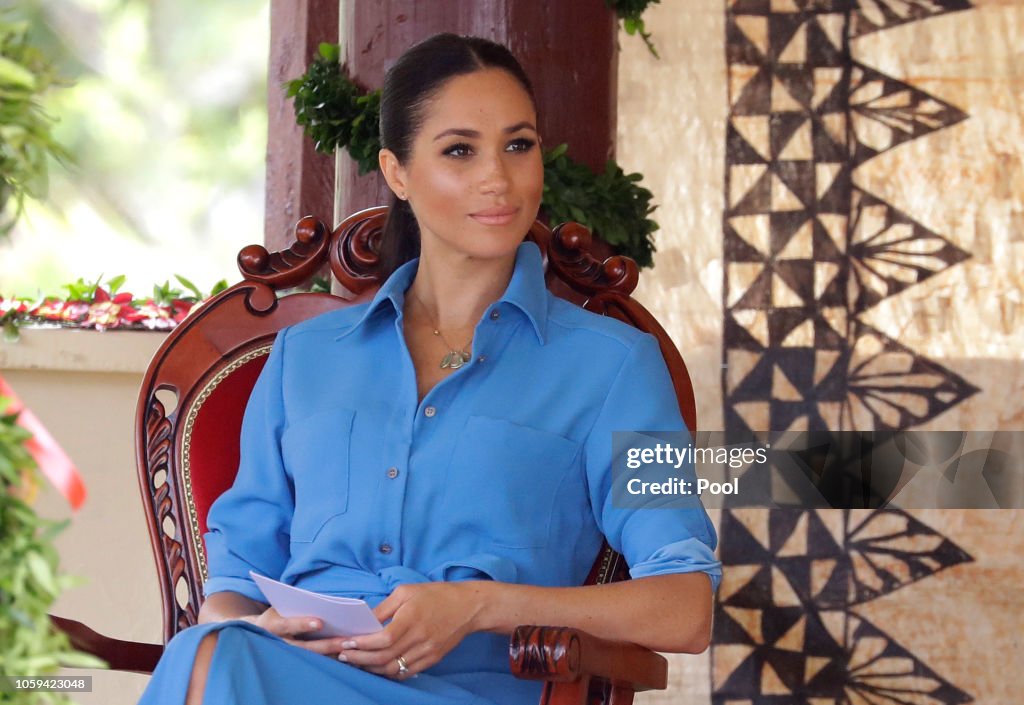 The Duke And Duchess Of Sussex Visit Tonga - Day 2