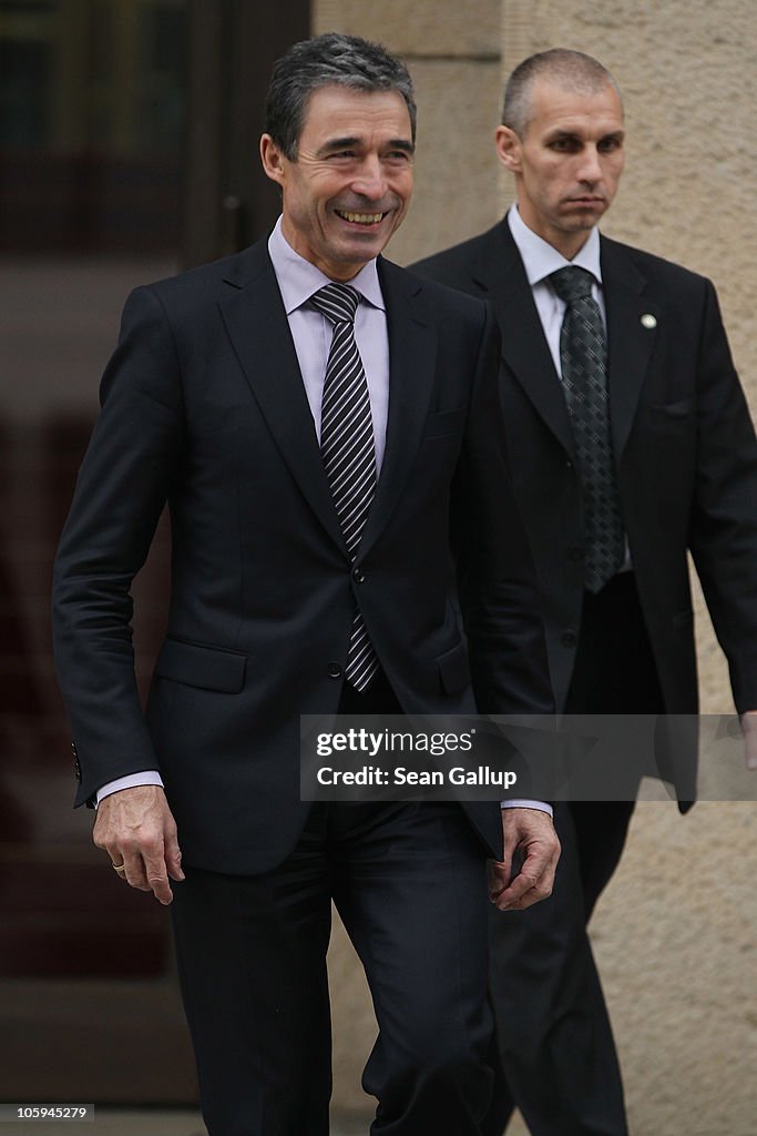 Westerwelle Meets With NATO Secretary General Rasmussen