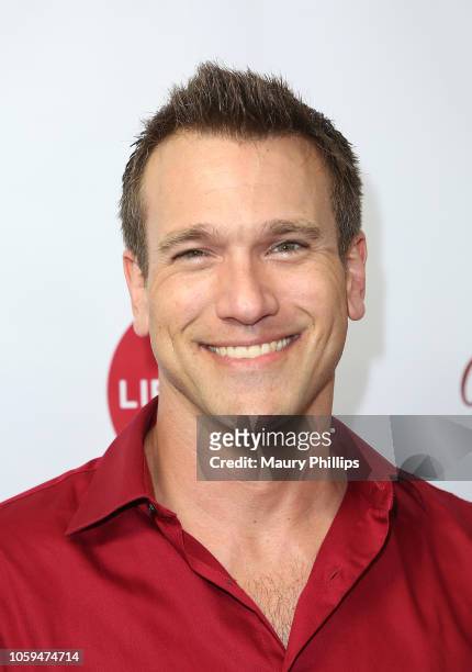 Adam Mayfield arrives at Lifetime's "Christmas Harmony" Premiere at Harmony Gold Theater on November 7, 2018 in Los Angeles, California.