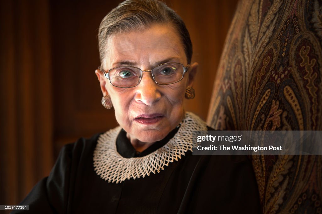 Supreme Court Justice Ruth Bader Ginsburg...