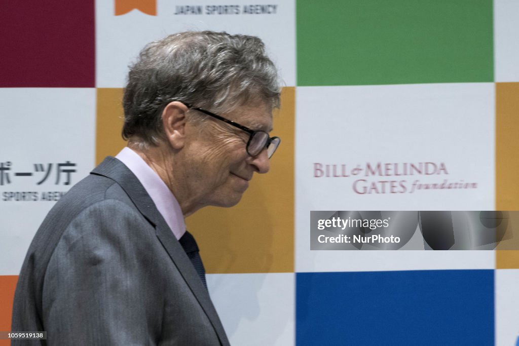 Japan Sports Agency And The Bill And Melinda Gates Foundation Announced A New Partnership