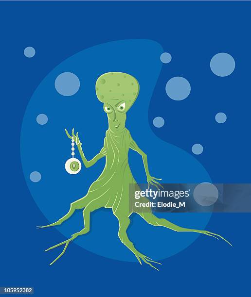 alien / extra-terrestre - extraterrestre stock illustrations