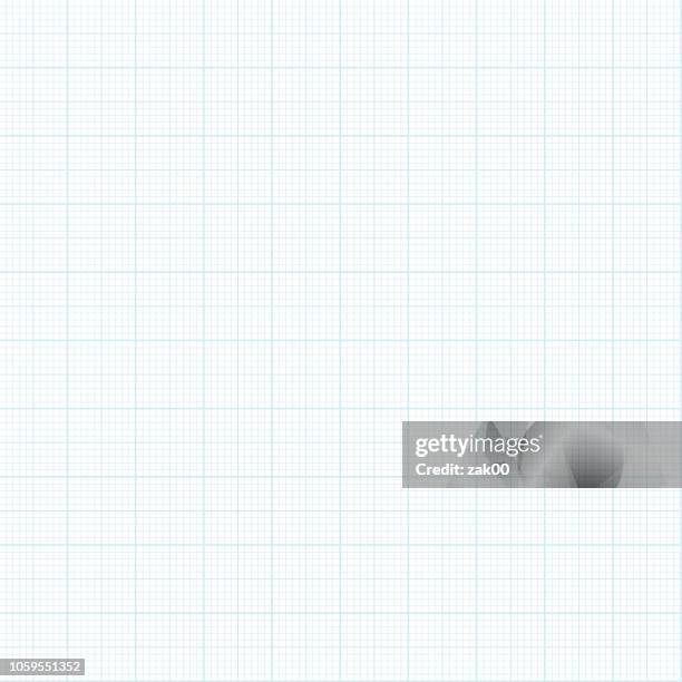 seamless graph paper background - blueprint texture stock illustrations