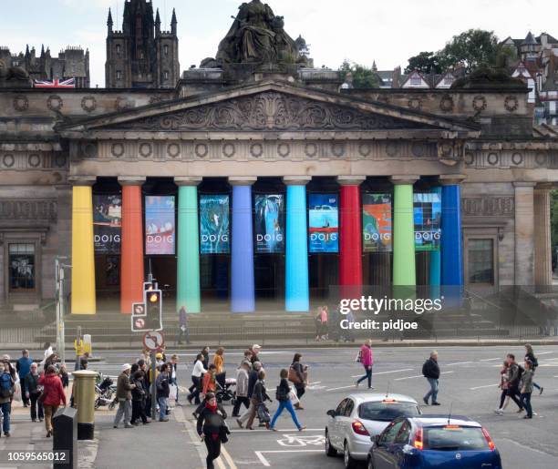 scottish national gallery, edinburgh, uk - national landmark stock pictures, royalty-free photos & images