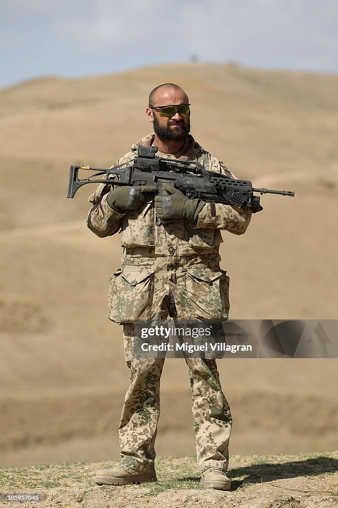 German Bundeswehr On ISAF Deployment In Afghanistan