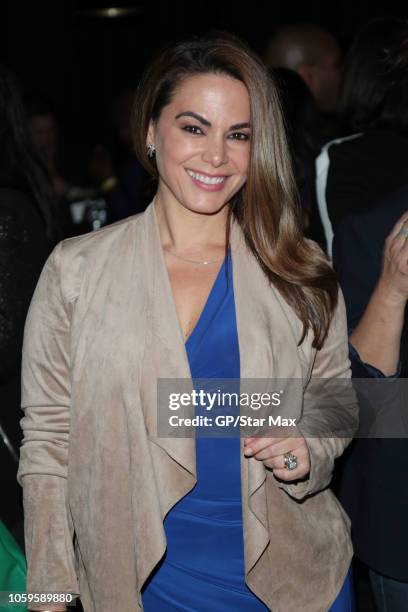 Adriana Yanez is seen on November 8, 2018 in Los Angeles, CA.