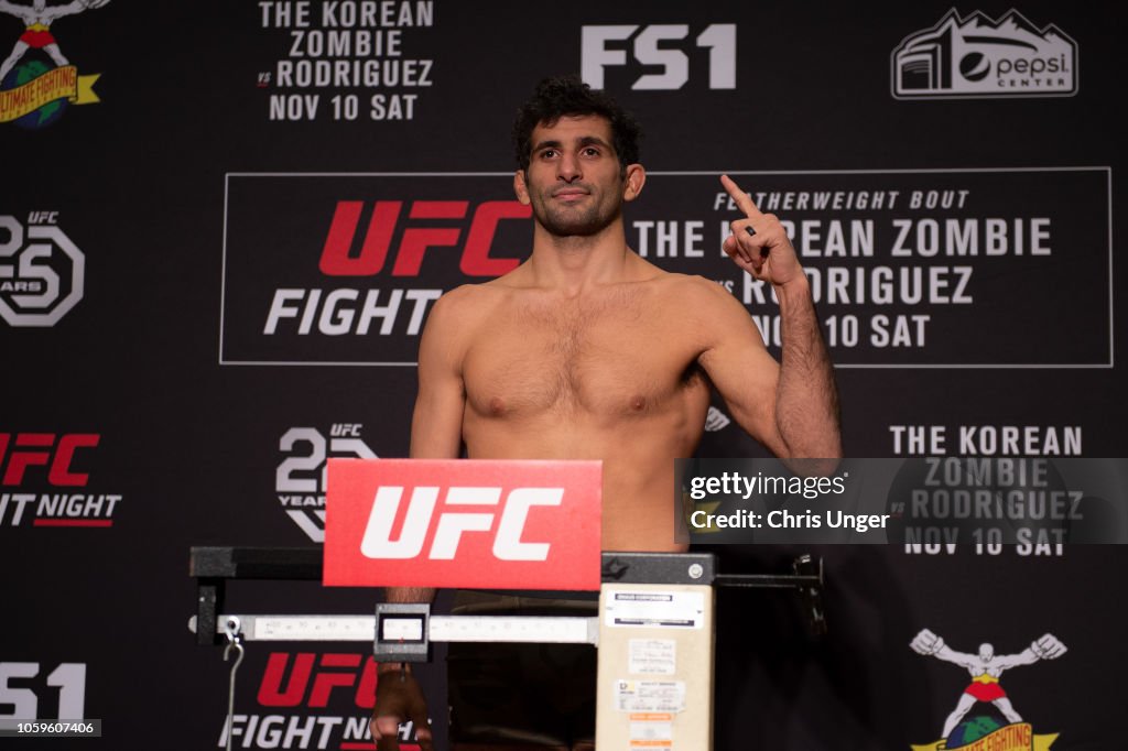 UFC Fight Night Weigh-Ins