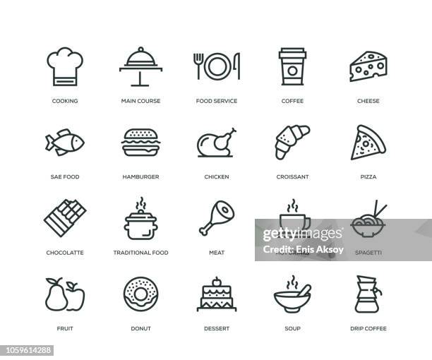 ilustraciones, imágenes clip art, dibujos animados e iconos de stock de comida y bebida los iconos - serie - edificio de hostelería